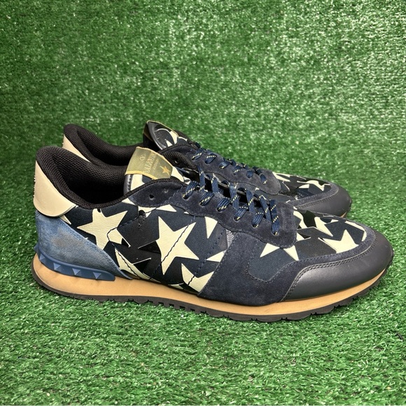 Valentino Garavani Men's Stars Rockrunner Sneakers EU 47 US 14 $790